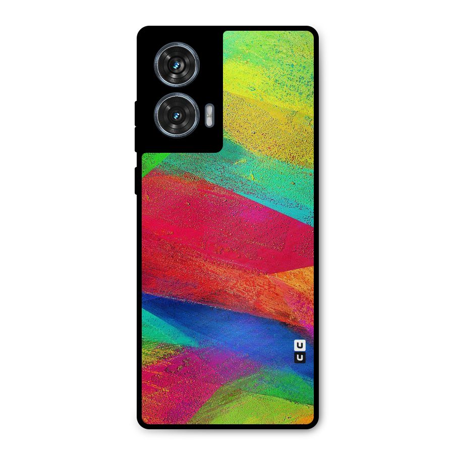 Paint Art Pattern Metal Back Case for Motorola G96