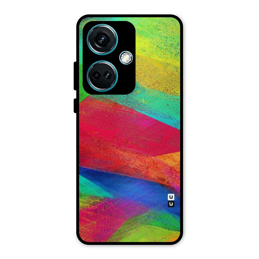 Paint Art Pattern Metal Back Case for OnePlus Nord CE 3 5G