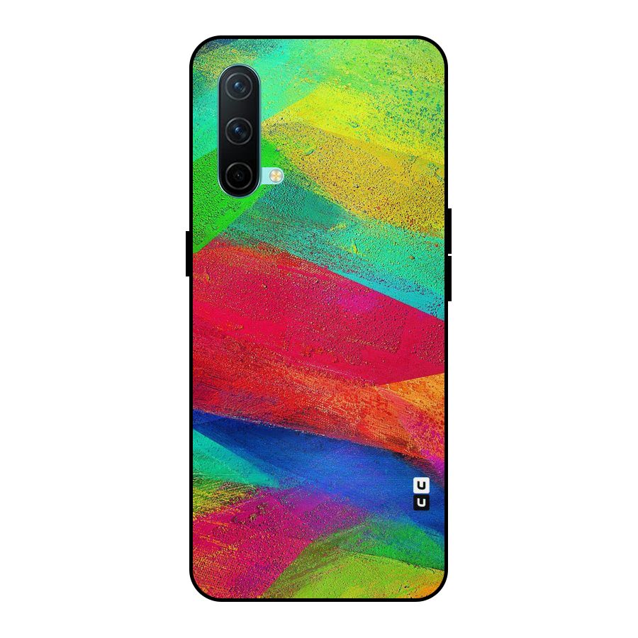Paint Art Pattern Metal Back Case for OnePlus Nord CE 5G