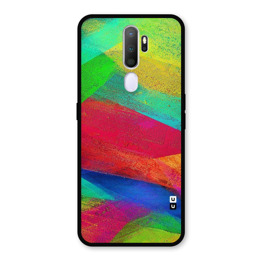 Paint Art Pattern Metal Back Case for Oppo A9 (2020)