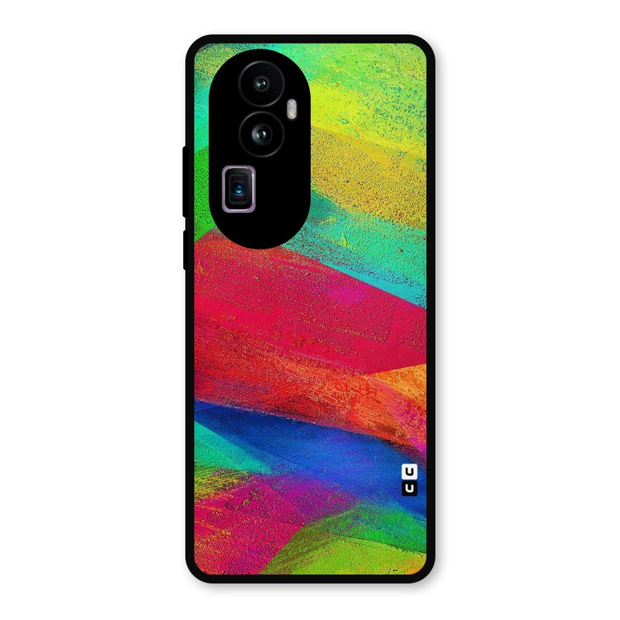 Paint Art Pattern Metal Back Case for Oppo Reno10 Pro Plus