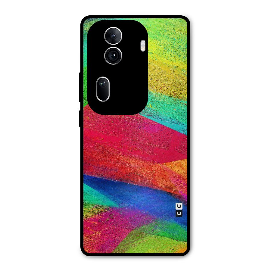 Paint Art Pattern Metal Back Case for Oppo Reno11 Pro 5G