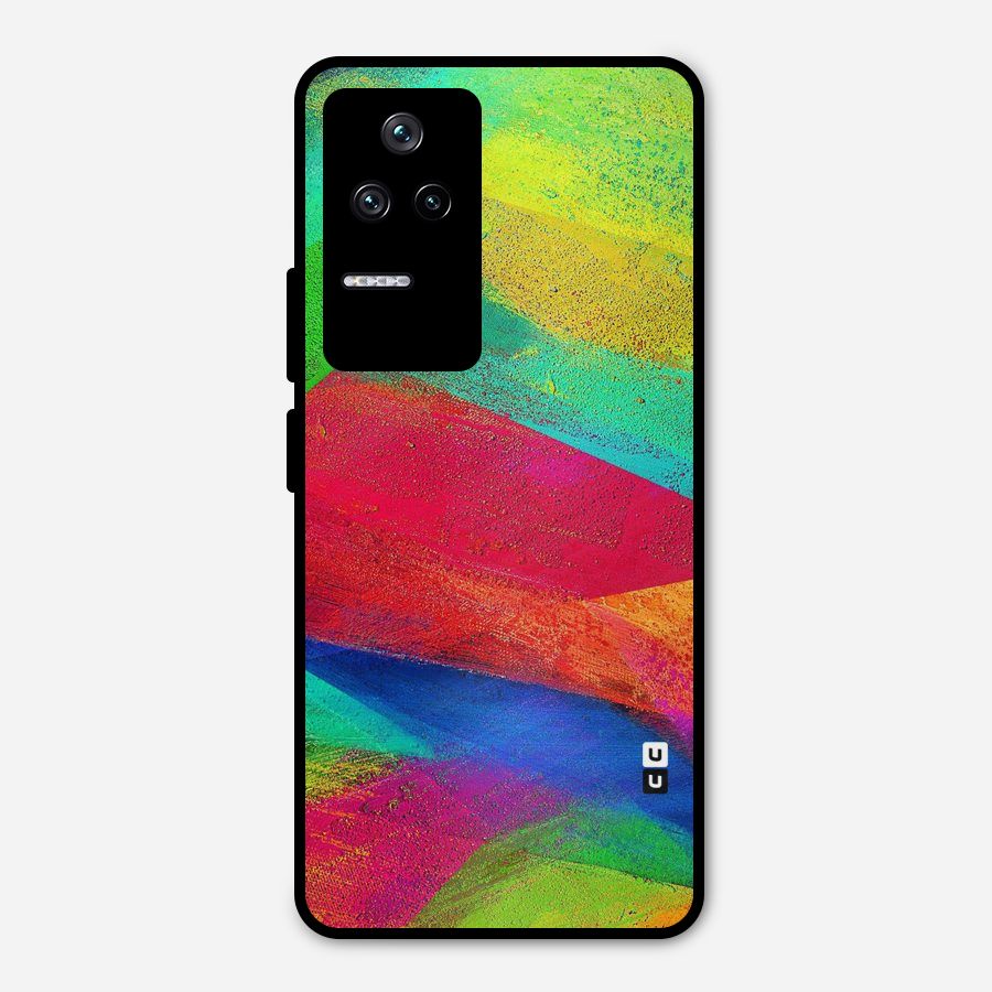 Paint Art Pattern Metal Back Case for Poco F4 5G