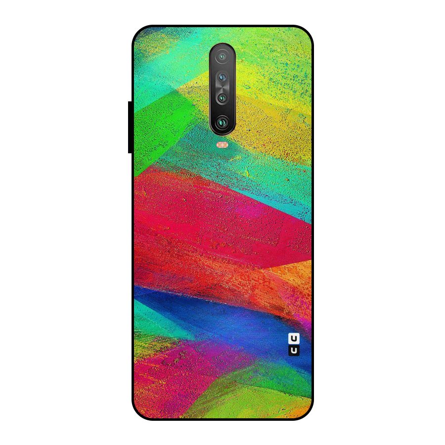 Paint Art Pattern Metal Back Case for Poco X2