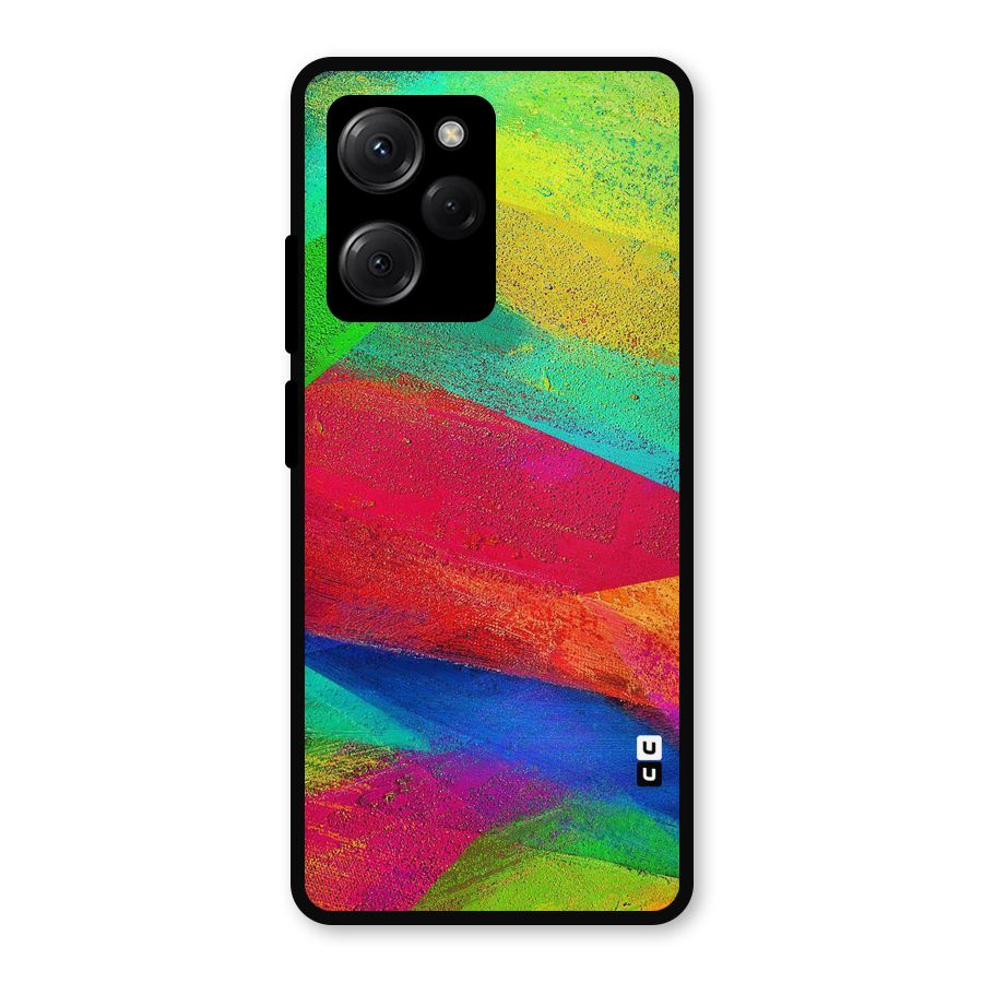 Paint Art Pattern Metal Back Case for Poco X5 Pro