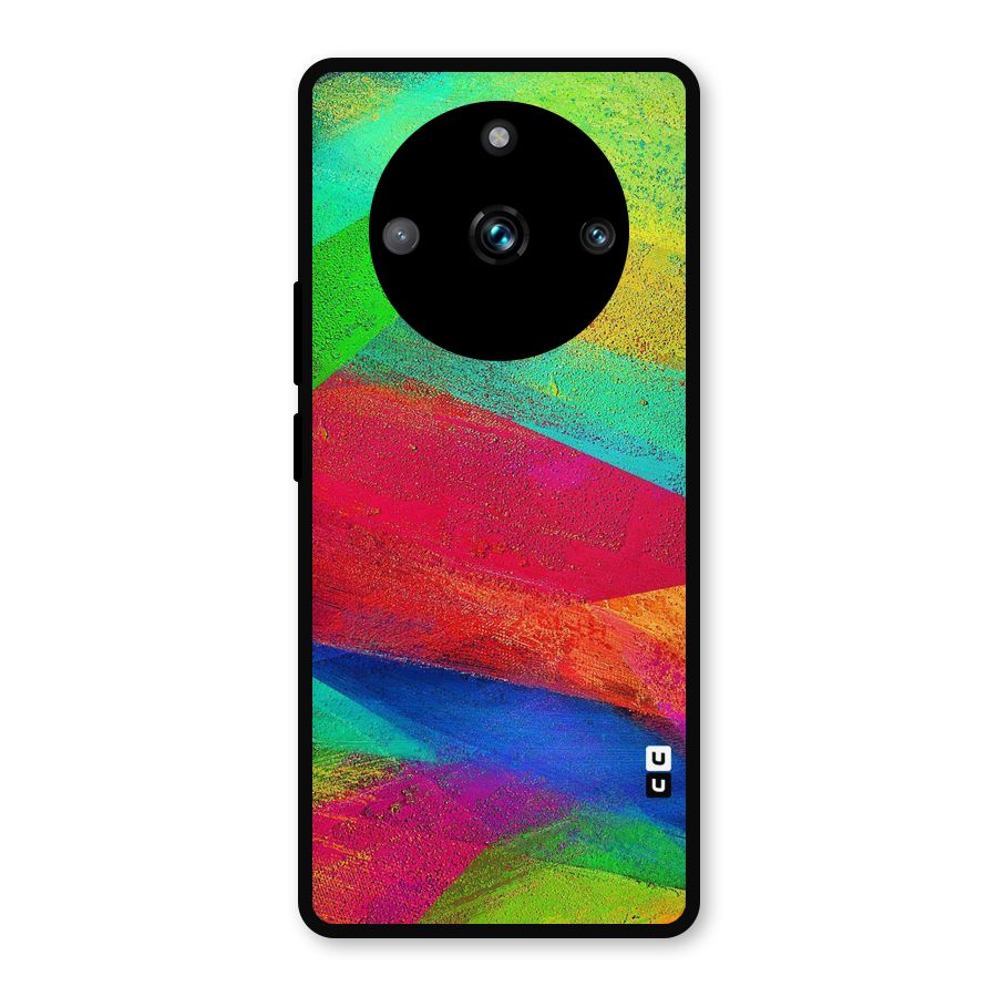 Paint Art Pattern Metal Back Case for Realme 11 Pro Plus