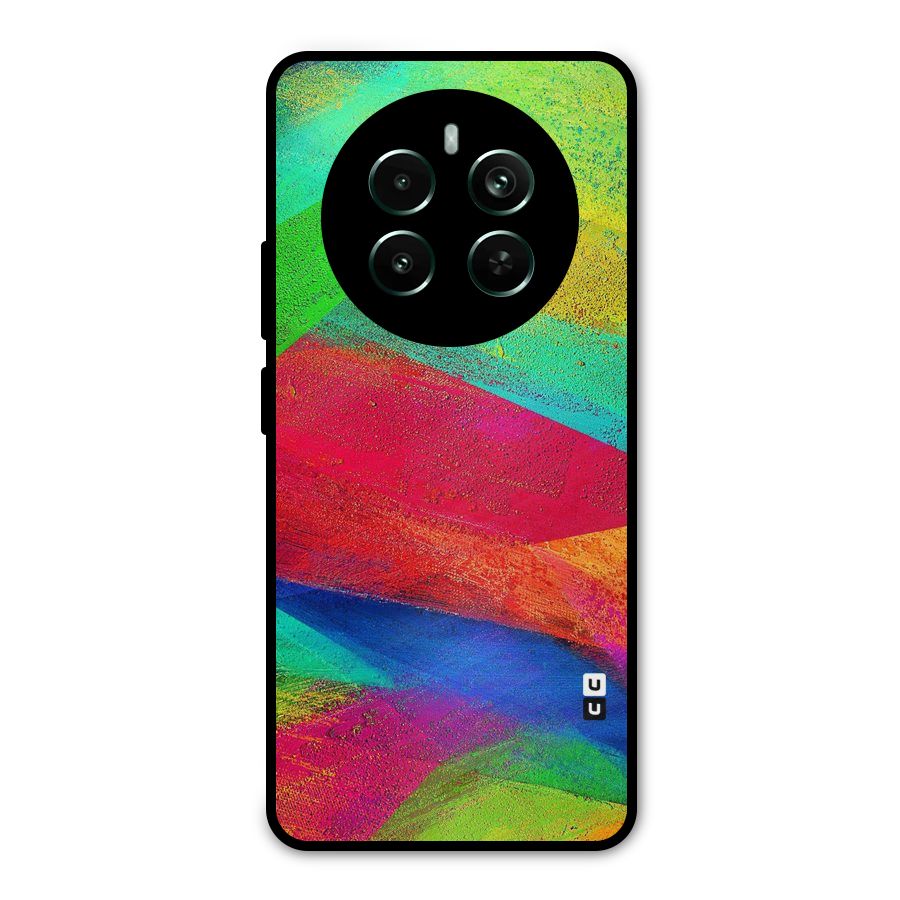 Paint Art Pattern Metal Back Case for Realme 12 Pro Plus