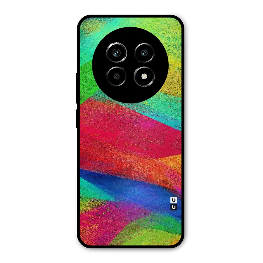 Paint Art Pattern Metal Back Case for Realme 13 Pro