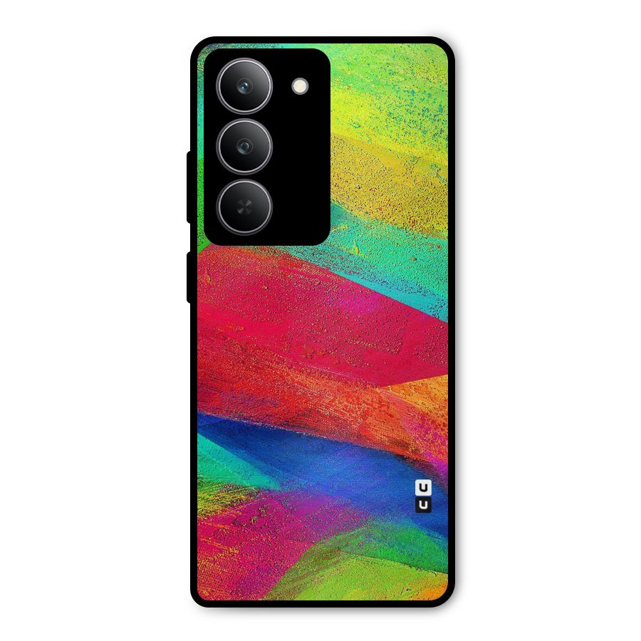 Paint Art Pattern Metal Back Case for Realme 14x
