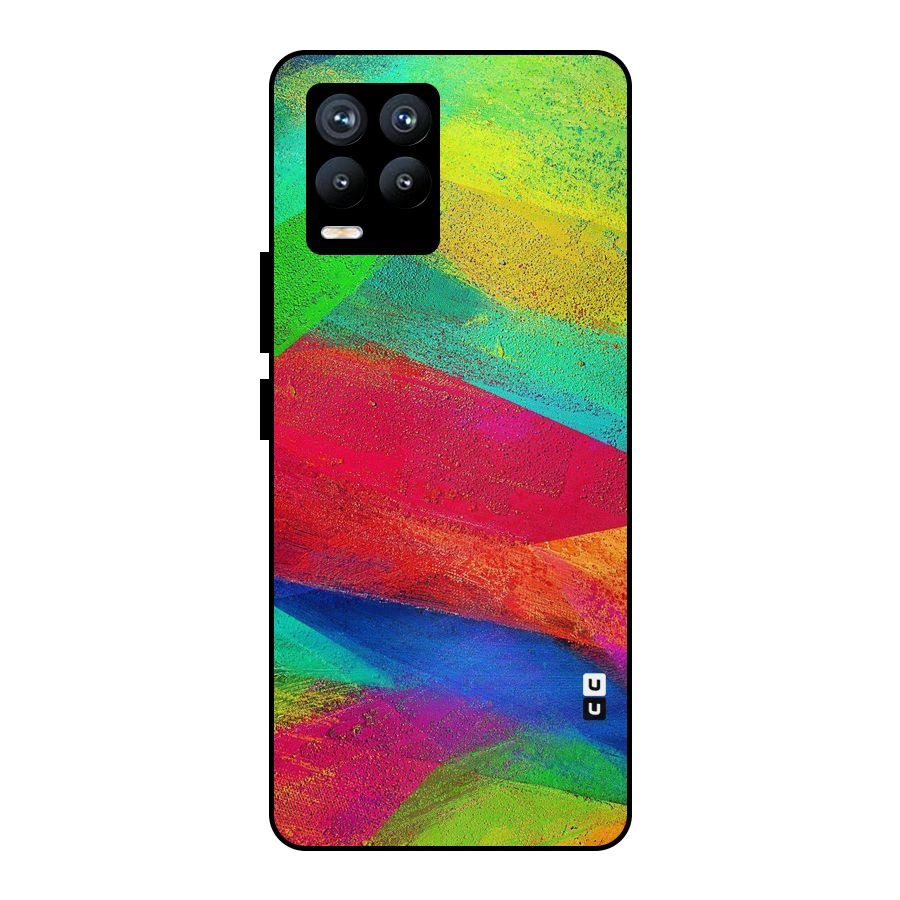 Paint Art Pattern Metal Back Case for Realme 8 Pro