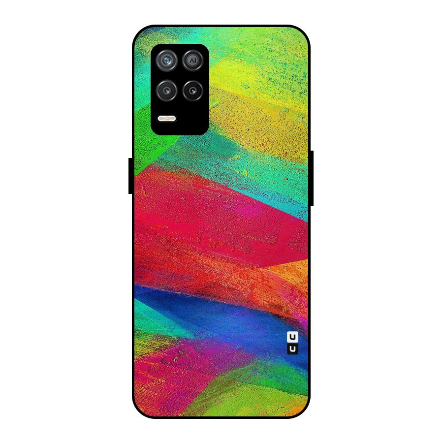 Paint Art Pattern Metal Back Case for Realme 9 5G
