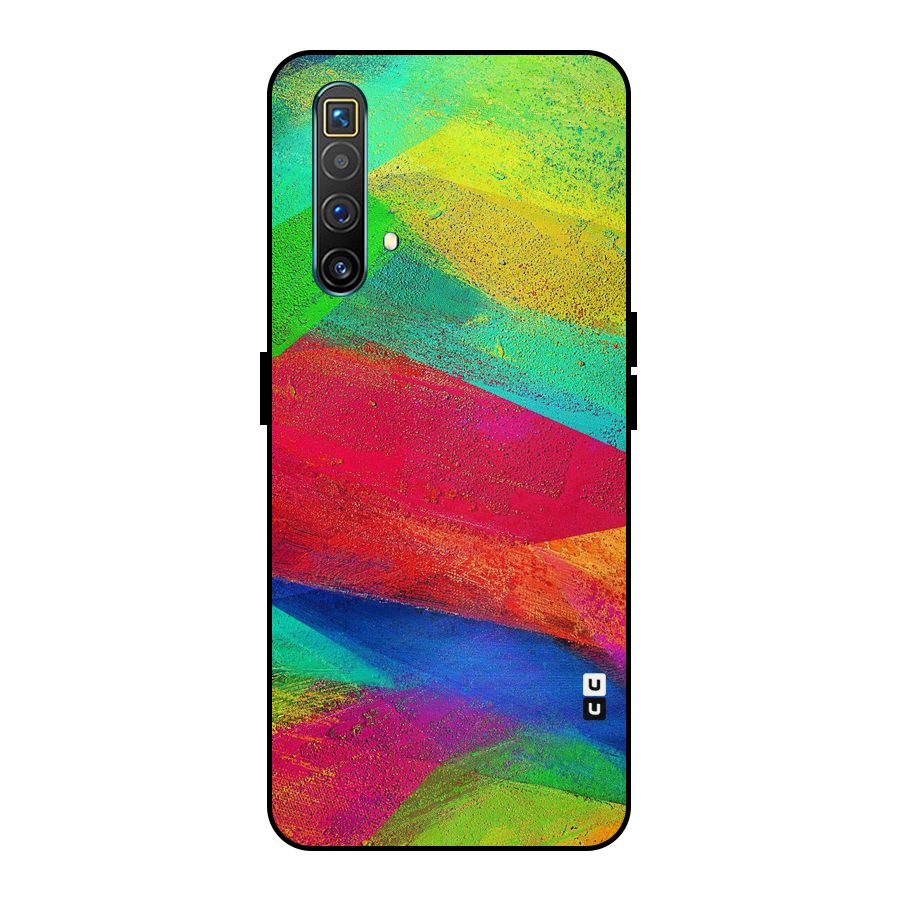 Paint Art Pattern Metal Back Case for Realme X3