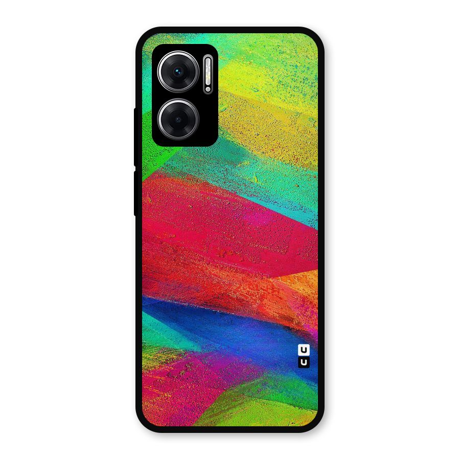 Paint Art Pattern Metal Back Case for Redmi 11 Prime 5G