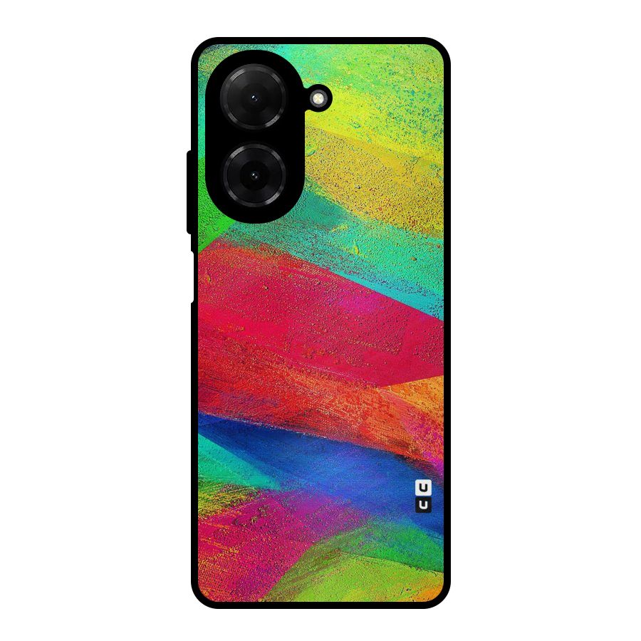 Paint Art Pattern Metal Back Case for Redmi A5 4G