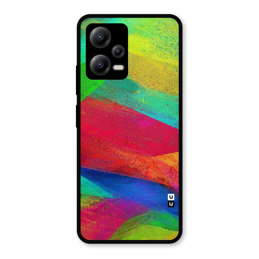 Paint Art Pattern Metal Back Case for Redmi Note 12 5G