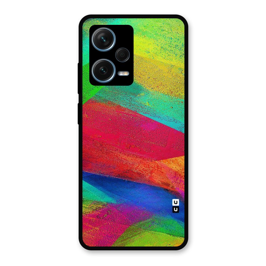 Paint Art Pattern Metal Back Case for Redmi Note 12 Pro Plus 5G