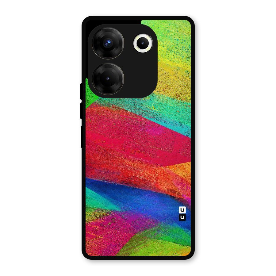 Paint Art Pattern Metal Back Case for Tecno Camon 20
