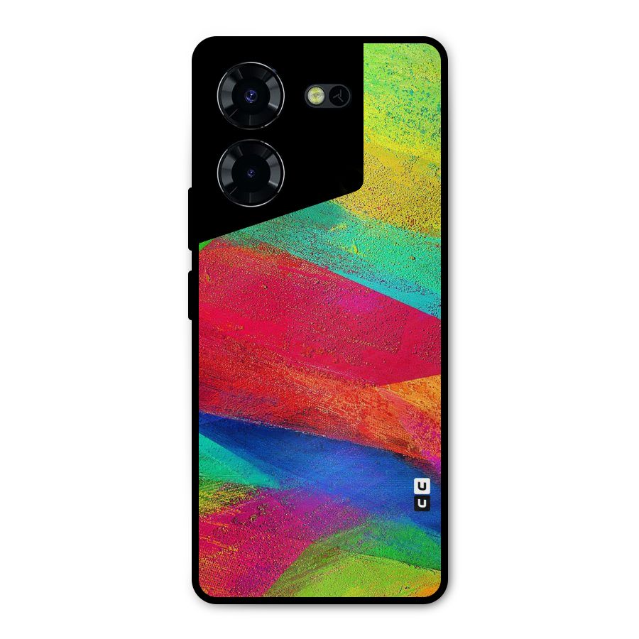 Paint Art Pattern Metal Back Case for Tecno Pova 5 Pro 5G