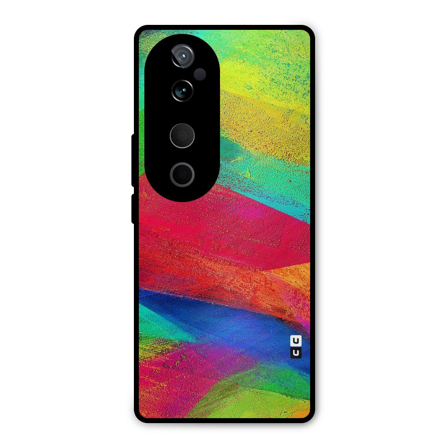 Paint Art Pattern Metal Back Case for Vivo T3 Ultra
