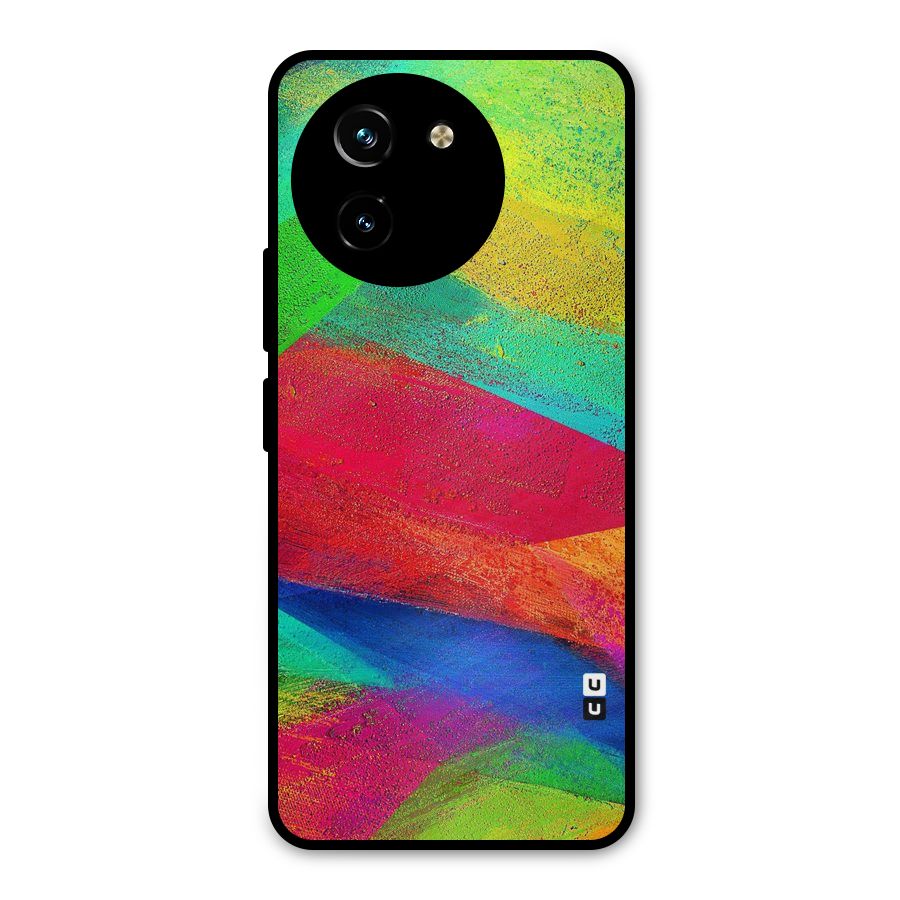 Paint Art Pattern Metal Back Case for Vivo T3x
