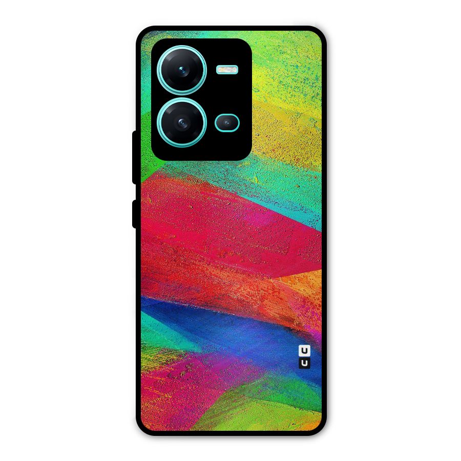 Paint Art Pattern Metal Back Case for Vivo V25