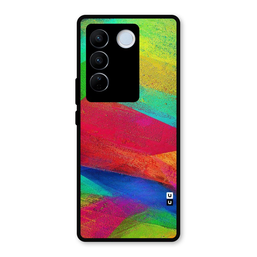 Paint Art Pattern Metal Back Case for Vivo V27