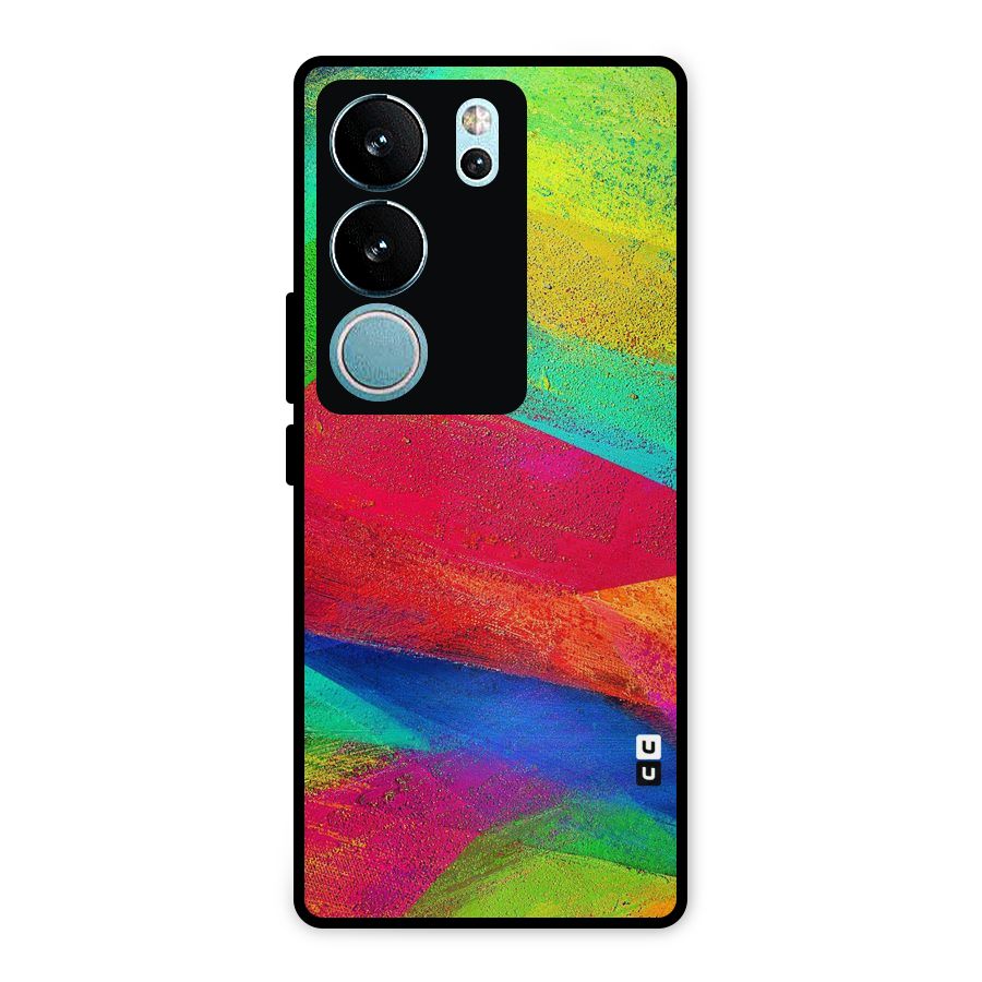 Paint Art Pattern Metal Back Case for Vivo V29