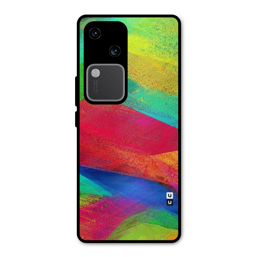 Paint Art Pattern Metal Back Case for Vivo V30