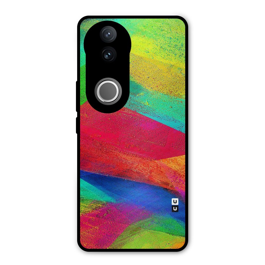 Paint Art Pattern Metal Back Case for Vivo V50e