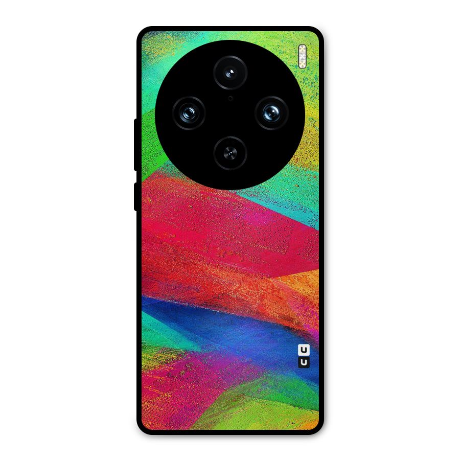 Paint Art Pattern Metal Back Case for Vivo X100 Pro