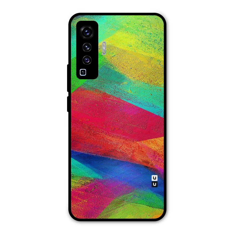 Paint Art Pattern Metal Back Case for Vivo X50