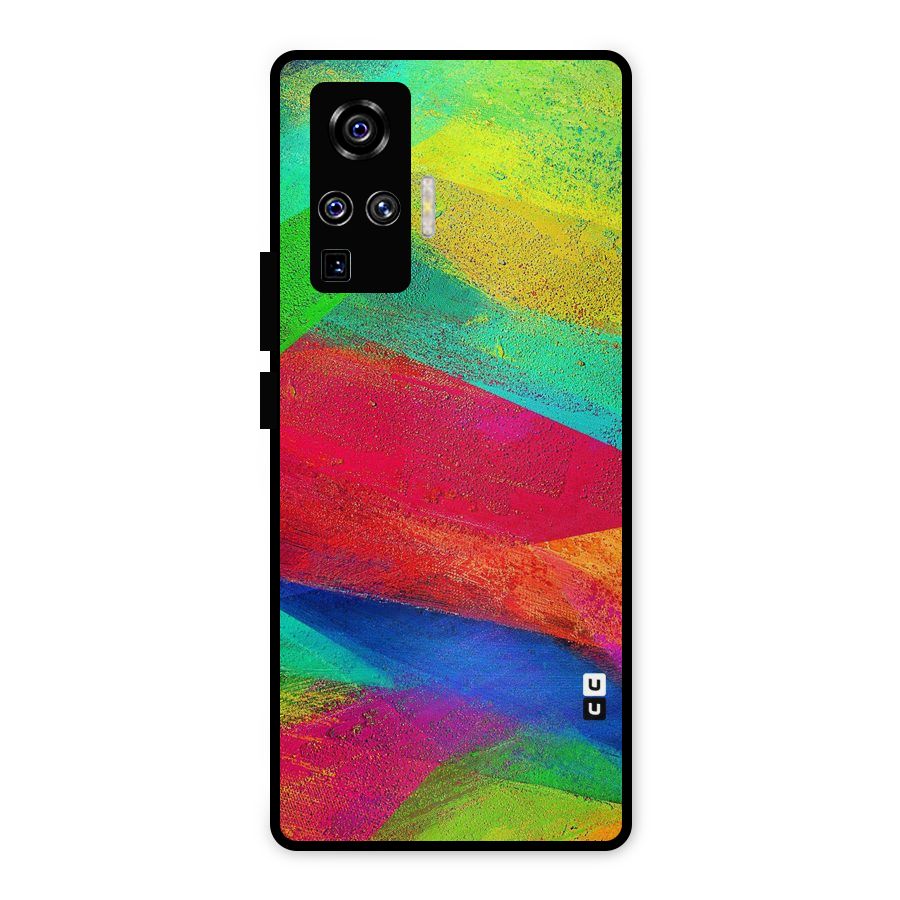Paint Art Pattern Metal Back Case for Vivo X50 Pro