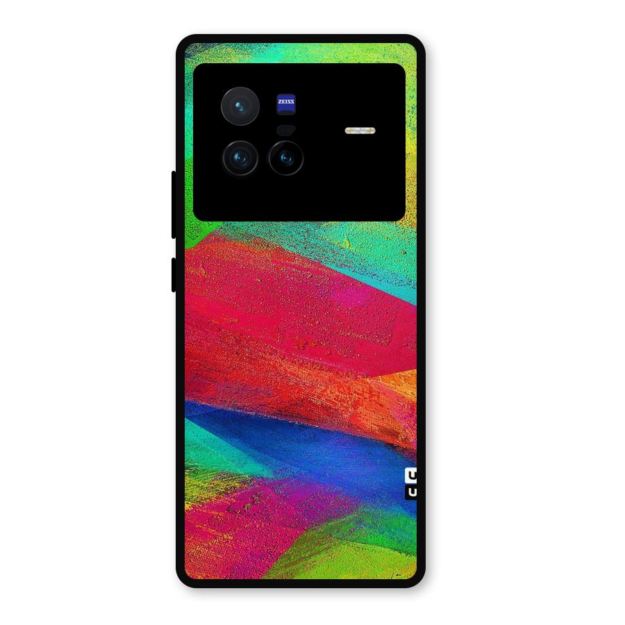 Paint Art Pattern Metal Back Case for Vivo X80