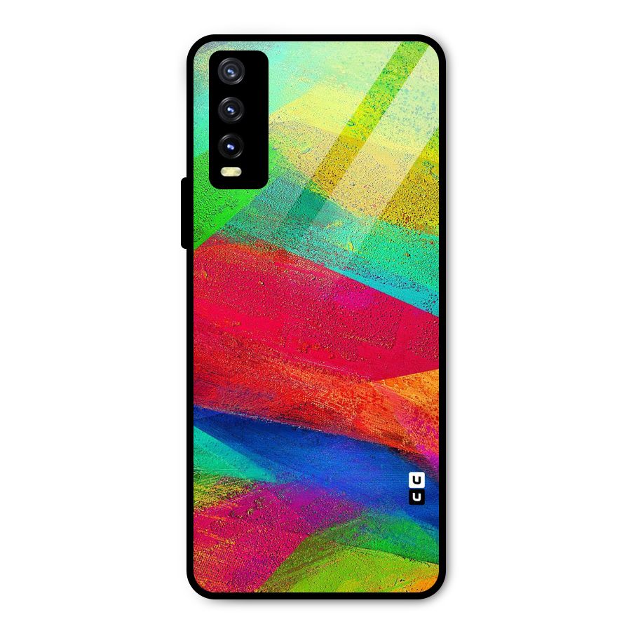 Paint Art Pattern Metal Back Case for Vivo Y20g