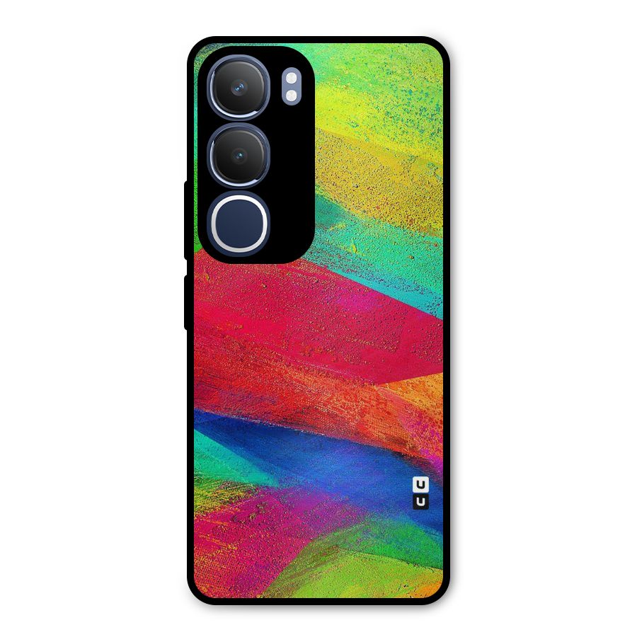 Paint Art Pattern Metal Back Case for Vivo Y29