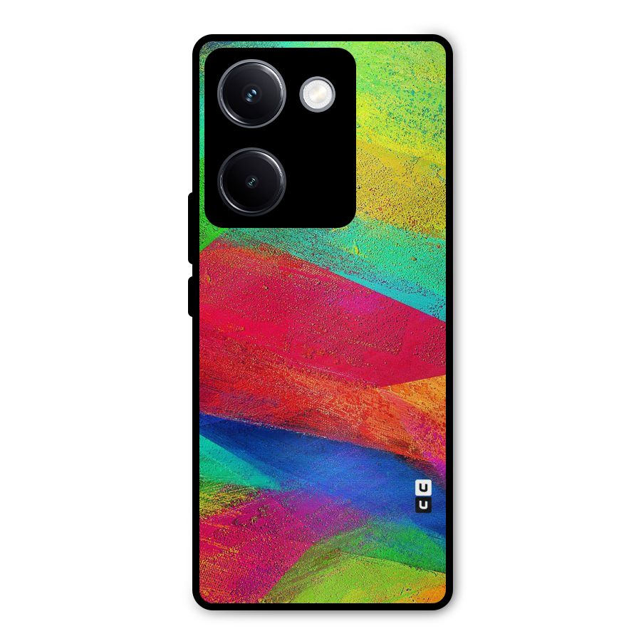 Paint Art Pattern Metal Back Case for Vivo Y300 Plus