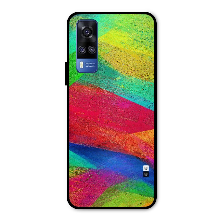 Paint Art Pattern Metal Back Case for Vivo Y31