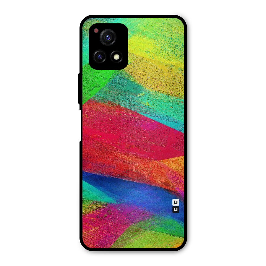 Paint Art Pattern Metal Back Case for Vivo Y72 5G