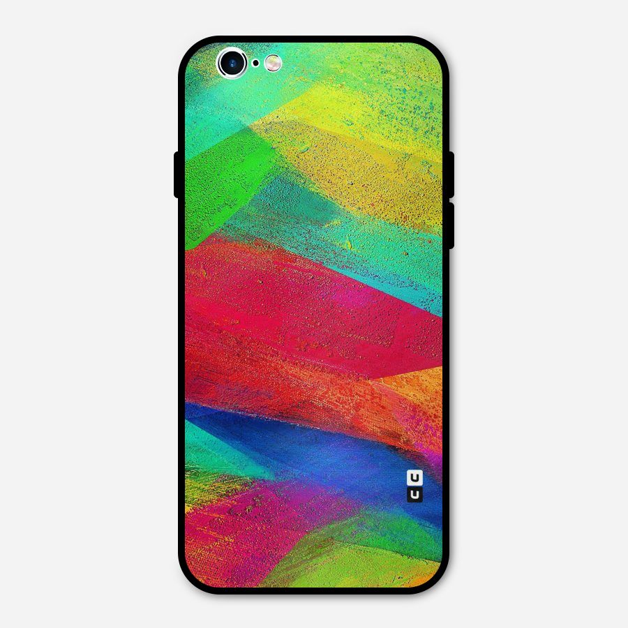 Paint Art Pattern Metal Back Case for iPhone 6 6s