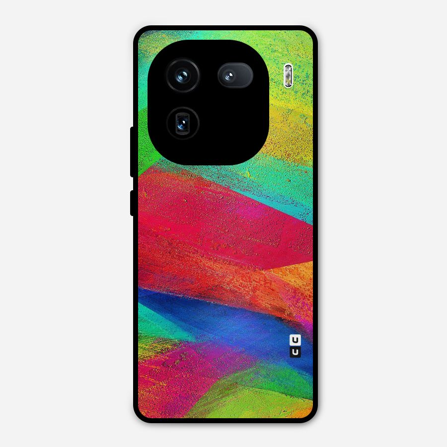 Paint Art Pattern Metal Back Case for iQOO 12
