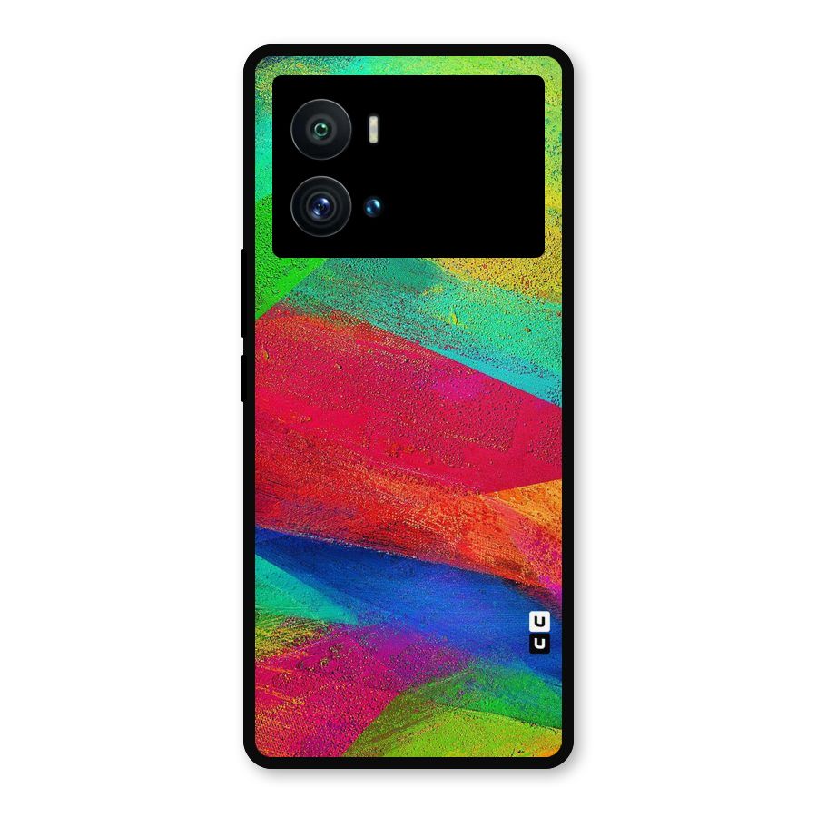 Paint Art Pattern Metal Back Case for iQOO 9 Pro