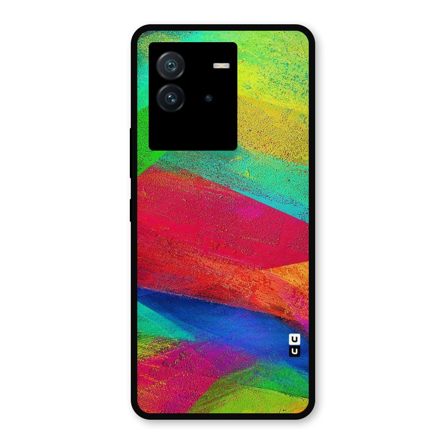 Paint Art Pattern Metal Back Case for iQOO Neo 6 5G