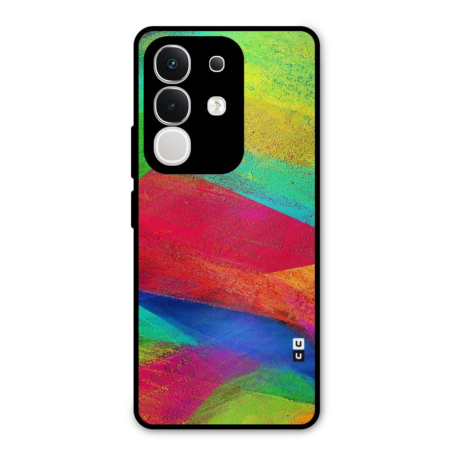 Paint Art Pattern Metal Back Case for iQOO Z10x