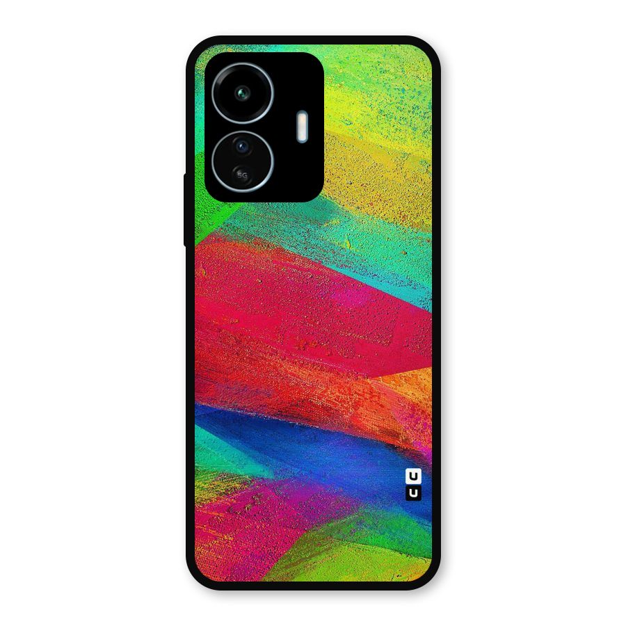 Paint Art Pattern Metal Back Case for vivo iQOO Z6 Lite 5G