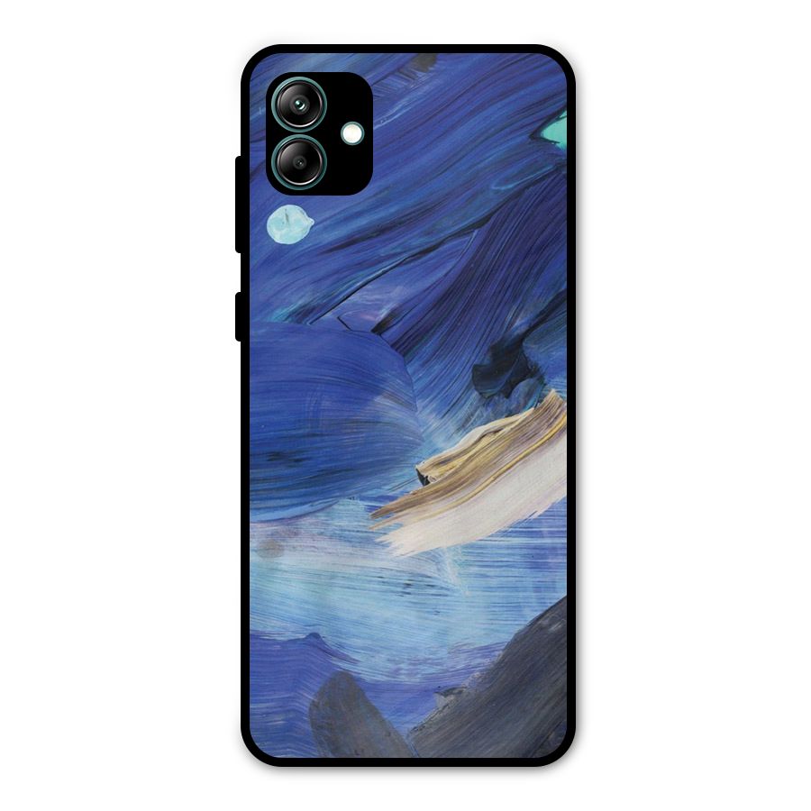 Paint Brush Strokes Metal Back Case for Galaxy A04
