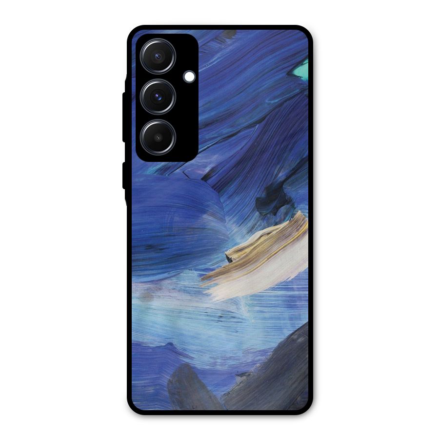 Paint Brush Strokes Metal Back Case for Galaxy A55