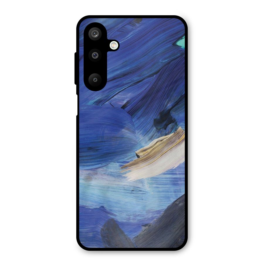 Paint Brush Strokes Metal Back Case for Galaxy M16