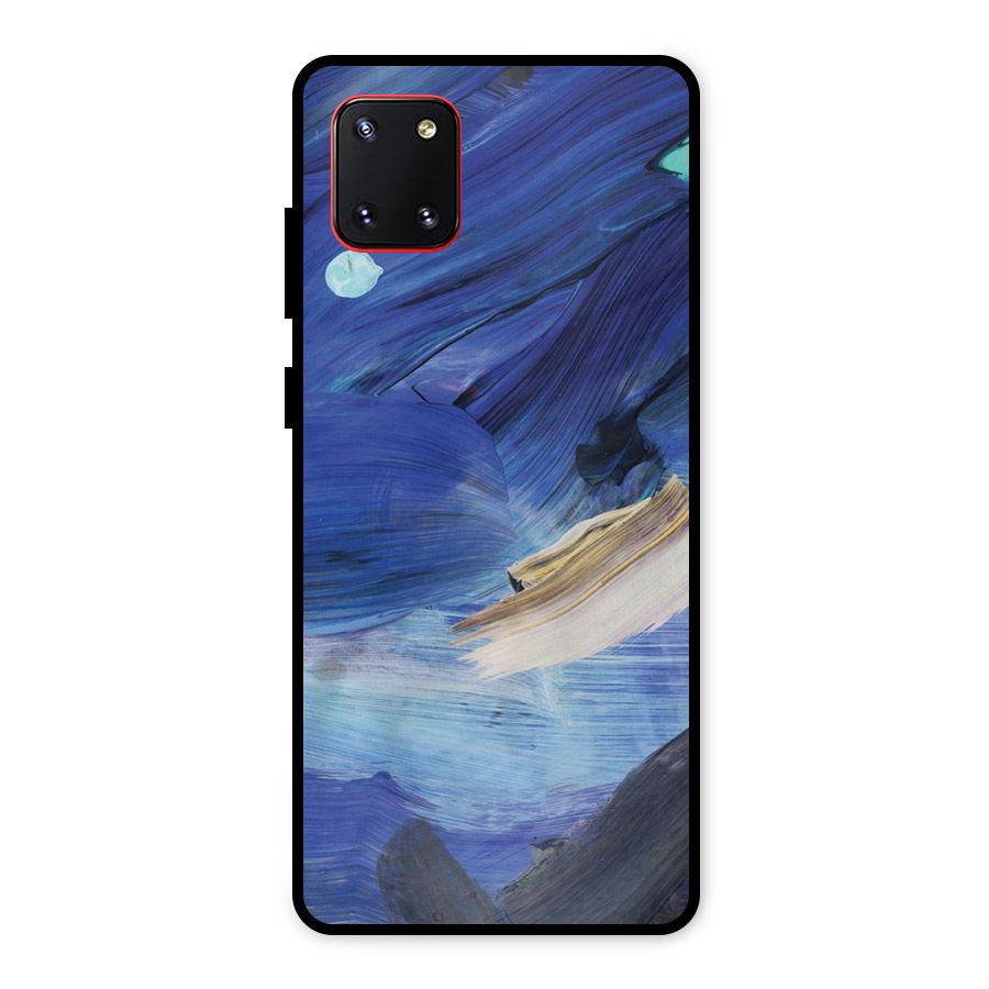 Paint Brush Strokes Metal Back Case for Galaxy Note 10 Lite