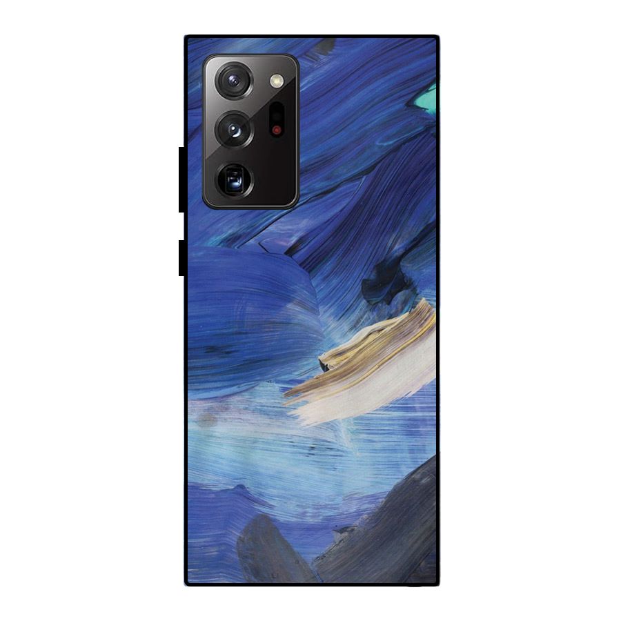 Paint Brush Strokes Metal Back Case for Galaxy Note 20 Ultra