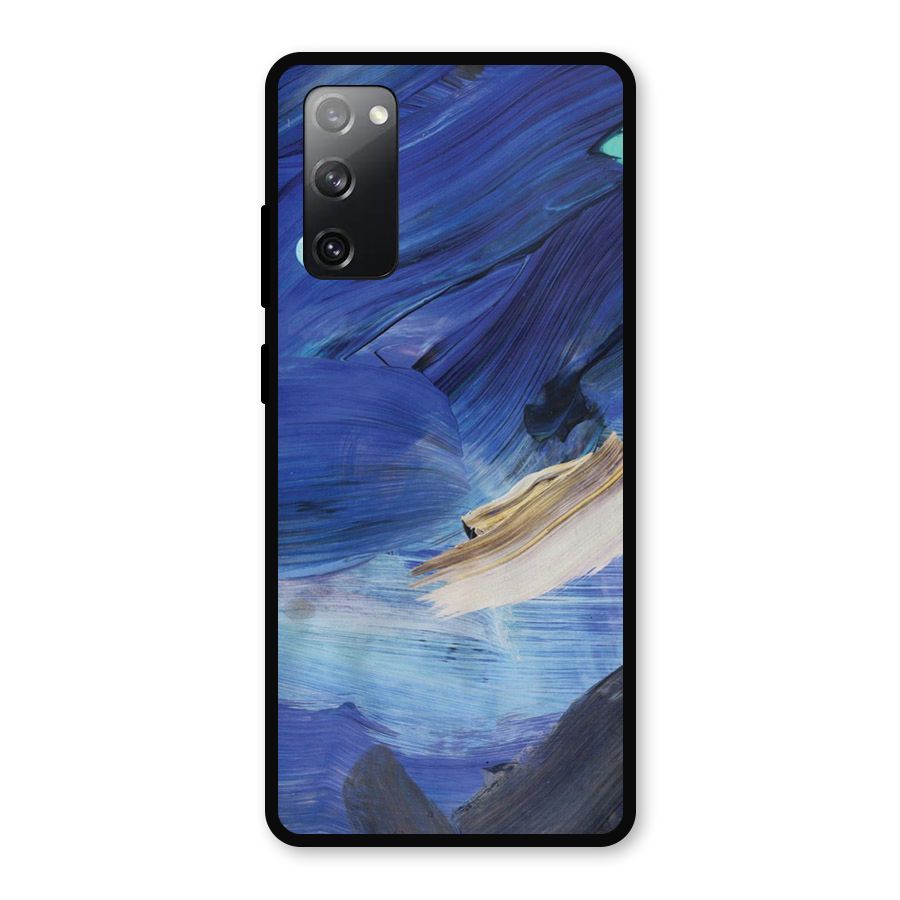Paint Brush Strokes Metal Back Case for Galaxy S20 FE 5G